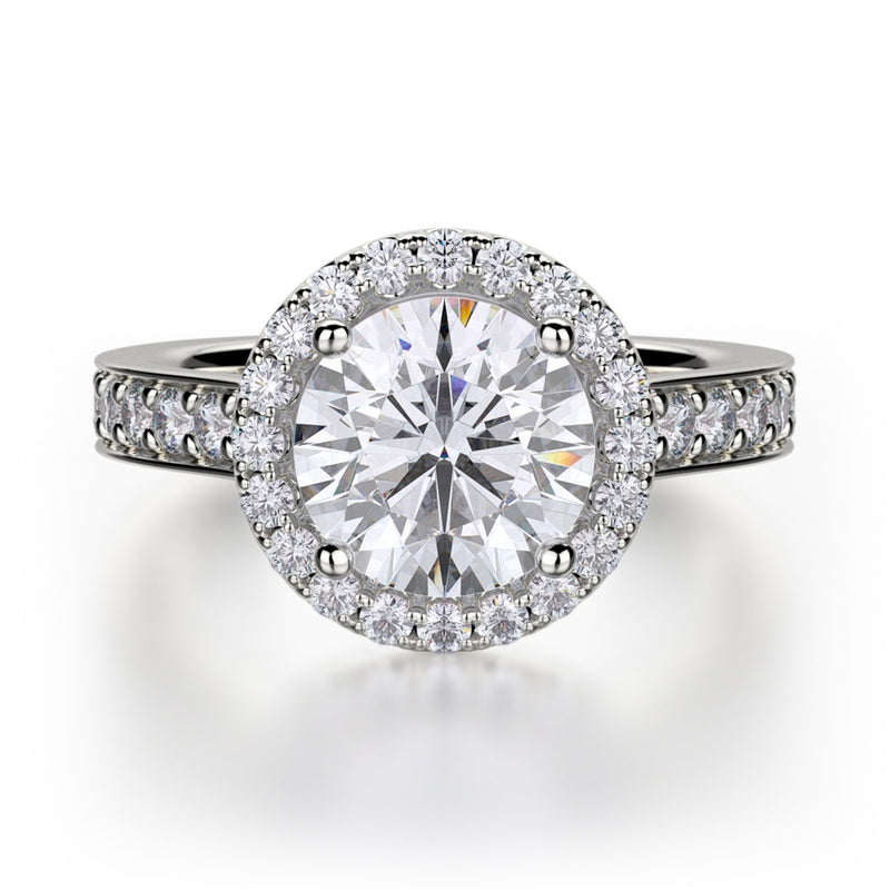 Michael M Defined Engagement Ring R500-1.5