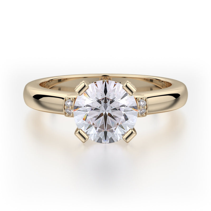 Michael M Defined Engagement Ring R516-1