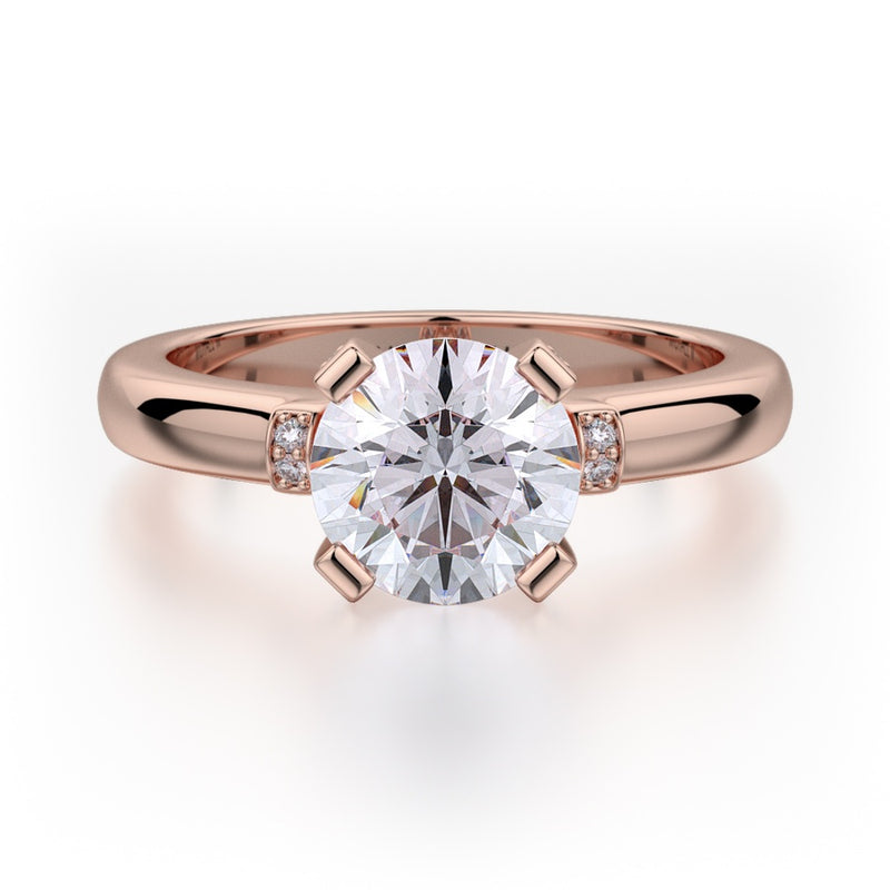 Michael M Defined Engagement Ring R516-1