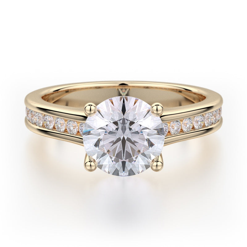 Michael M Defined Engagement Ring R461-2