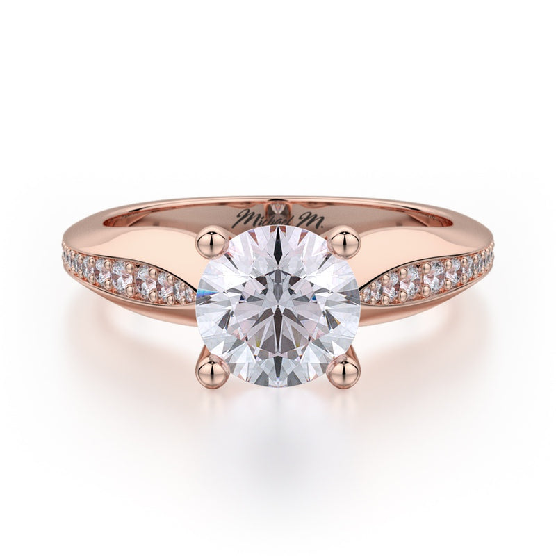 Michael M Defined Engagement Ring R686-1