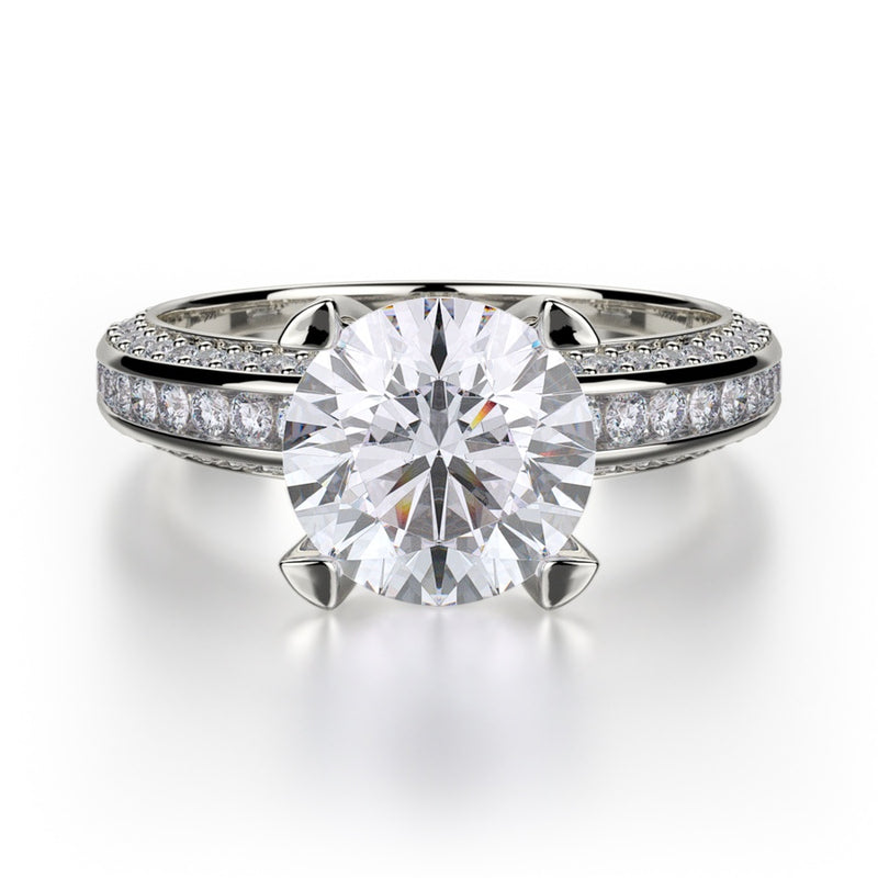 Michael M Defined Engagement Ring R457-2