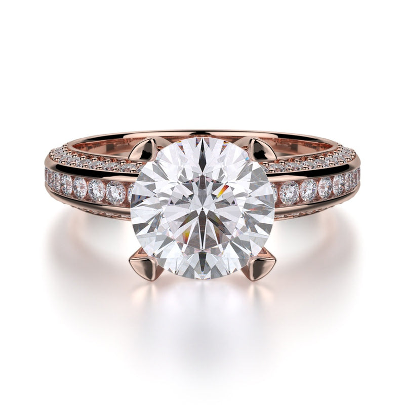 Michael M Defined Engagement Ring R457-2