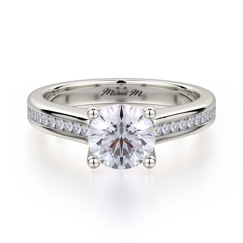 Michael M Defined Engagement Ring R461S-1