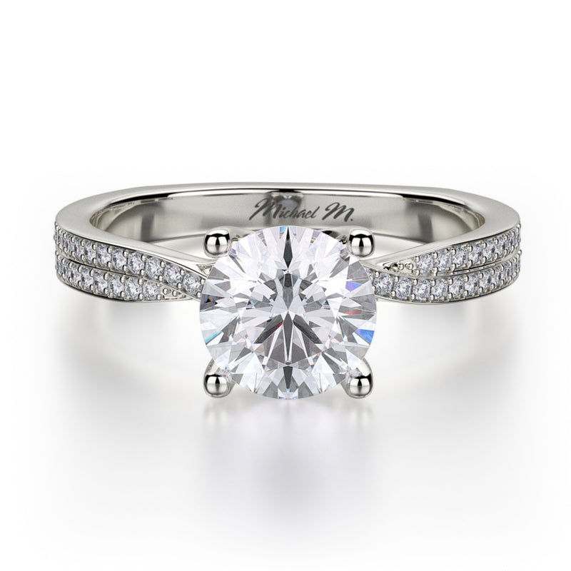 Michael M Defined Engagement Ring R694-1