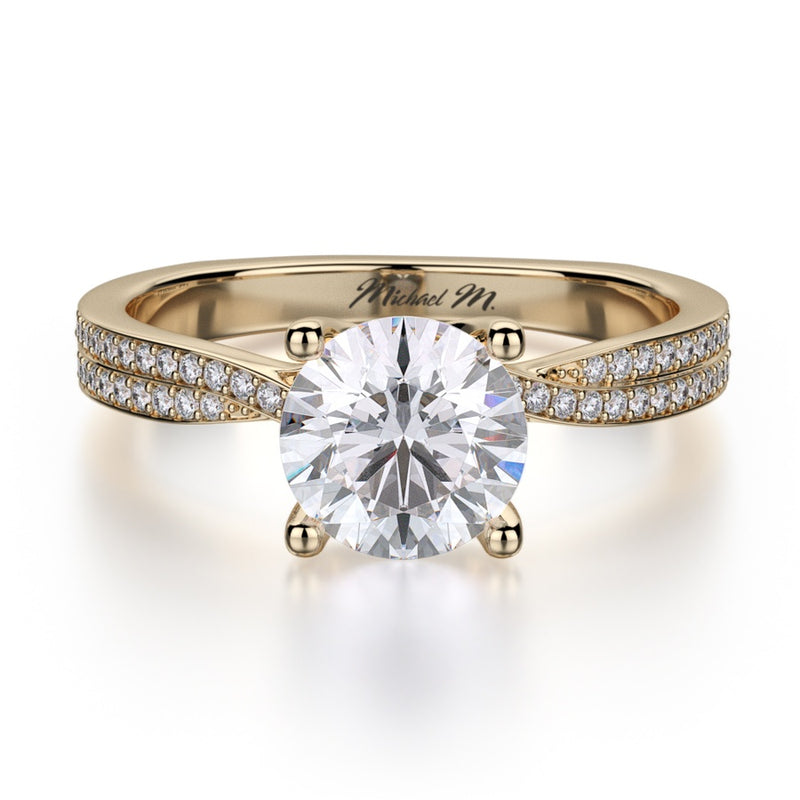 Michael M Defined Engagement Ring R694-1