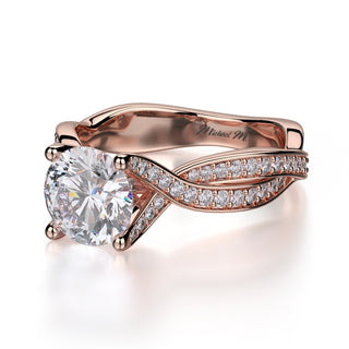 Michael M Defined Engagement Ring R709-1.25