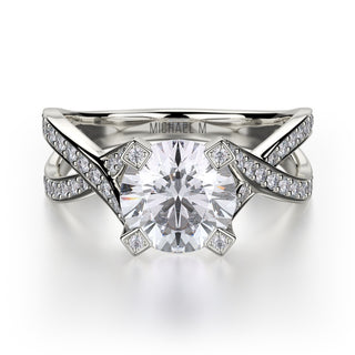 Michael M Defined Engagement Ring R411-1