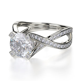 Michael M Defined Engagement Ring R411-1