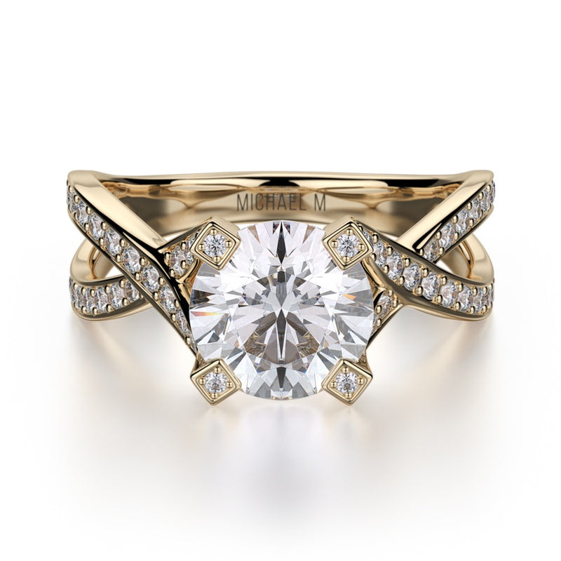 Michael M Defined Engagement Ring R411-1