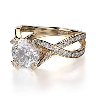Michael M Defined Engagement Ring R411-1