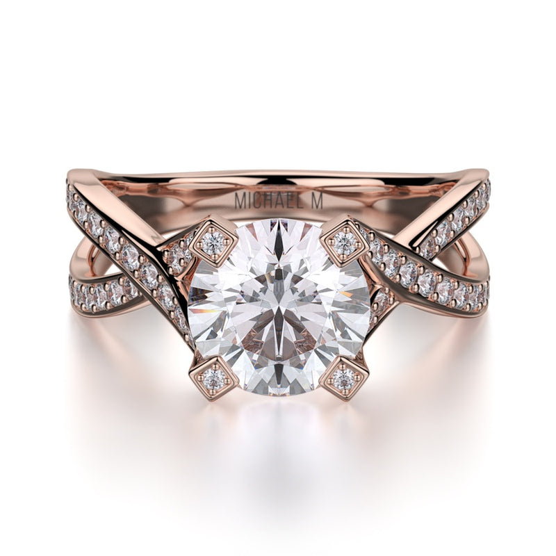 Michael M Defined Engagement Ring R411-1