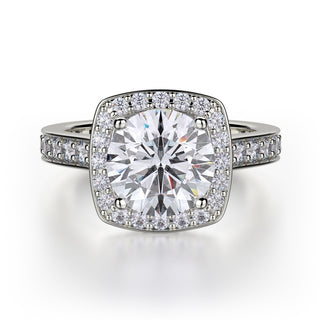 Michael M Defined Engagement Ring R378-2