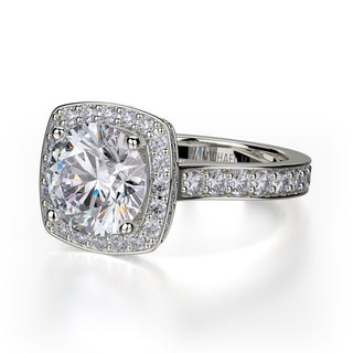 Michael M Defined Engagement Ring R378-2