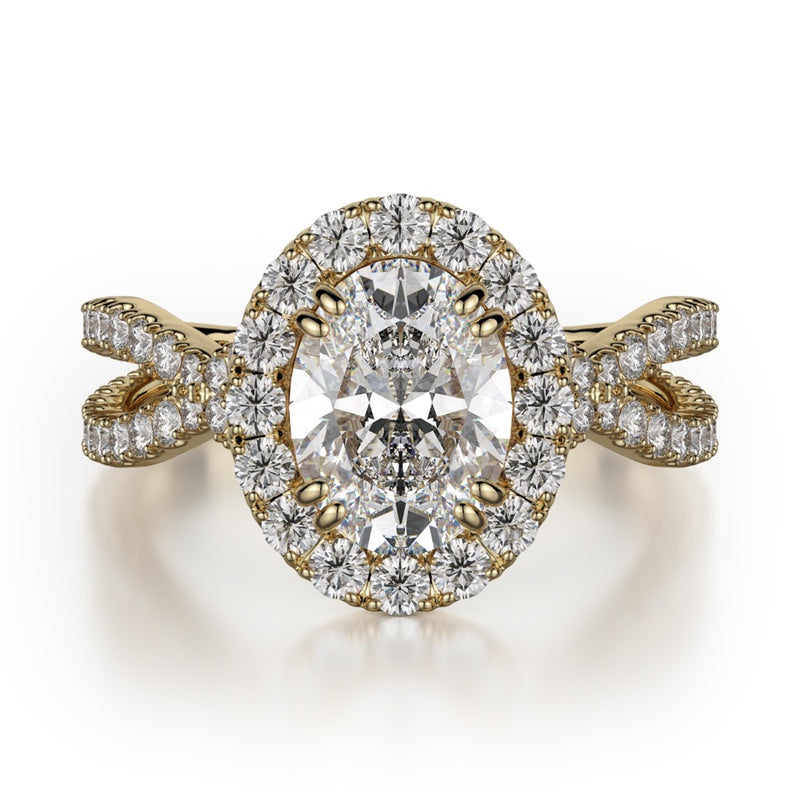 Michael M Defined Engagement Ring R454-2