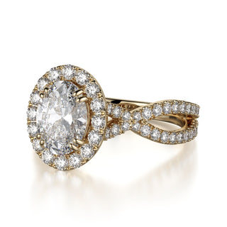 Michael M Defined Engagement Ring R454-2