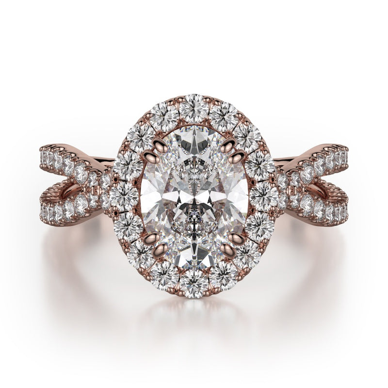Michael M Defined Engagement Ring R454-2