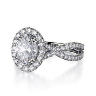 Michael M Defined Engagement Ring R454-2