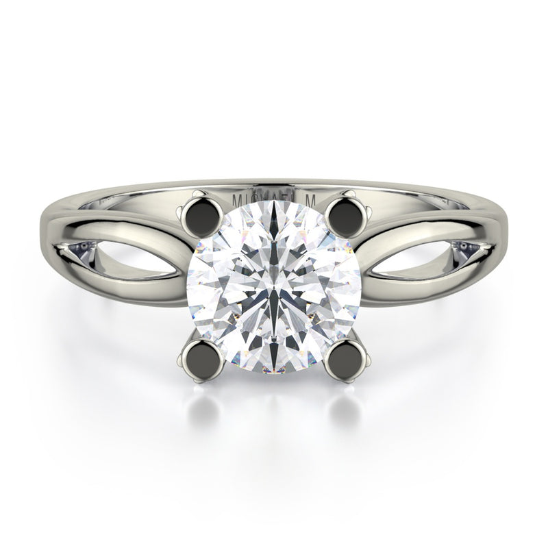 Michael M Defined Engagement Ring R521-1