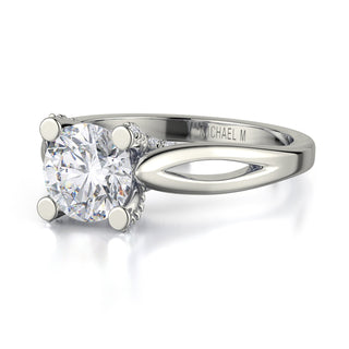 Michael M Defined Engagement Ring R521-1