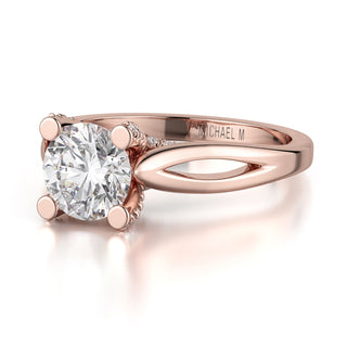Michael M Defined Engagement Ring R521-1