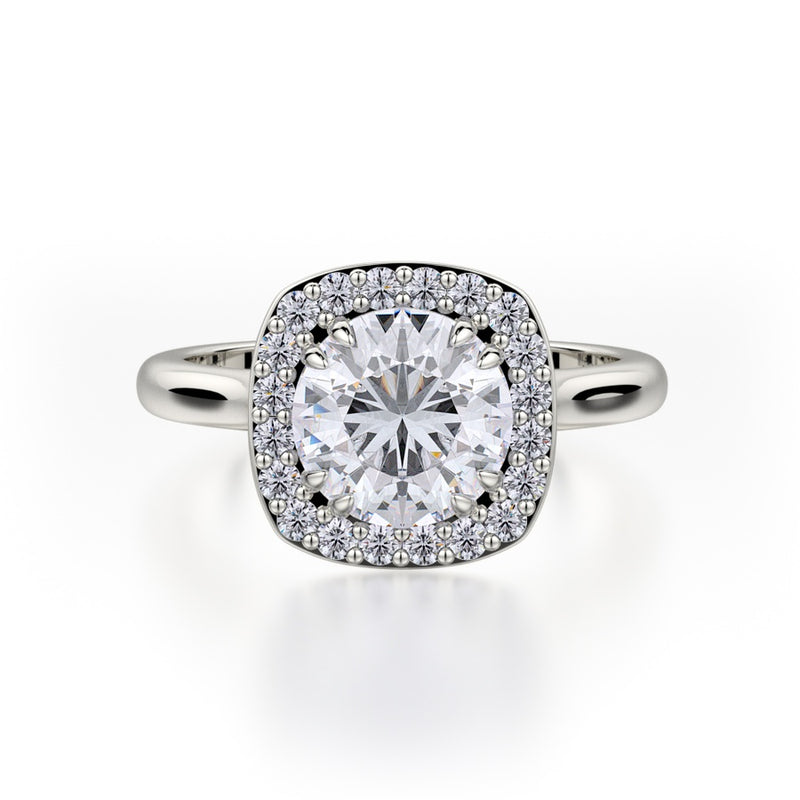 Michael M Defined Engagement Ring R721-1.5