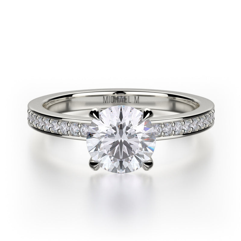 Michael M Defined Engagement Ring R726-1