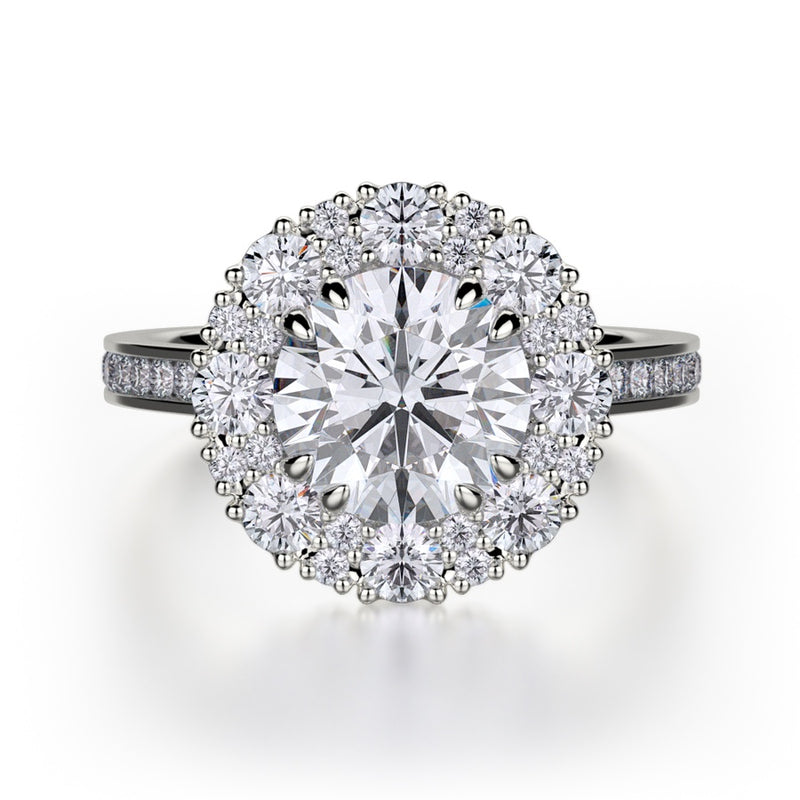 Michael M Defined Engagement Ring R741-1.5