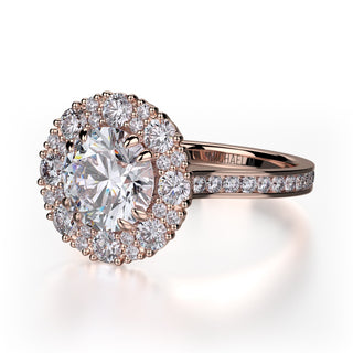 Michael M Defined Engagement Ring R741-1.5