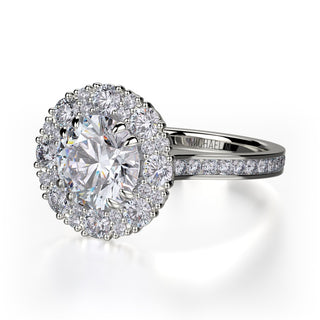 Michael M Defined Engagement Ring R741-1.5