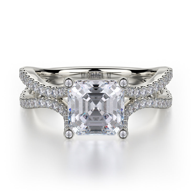Michael M Defined Engagement Ring R725-2