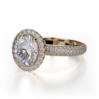 Michael M Defined Engagement Ring R730-2