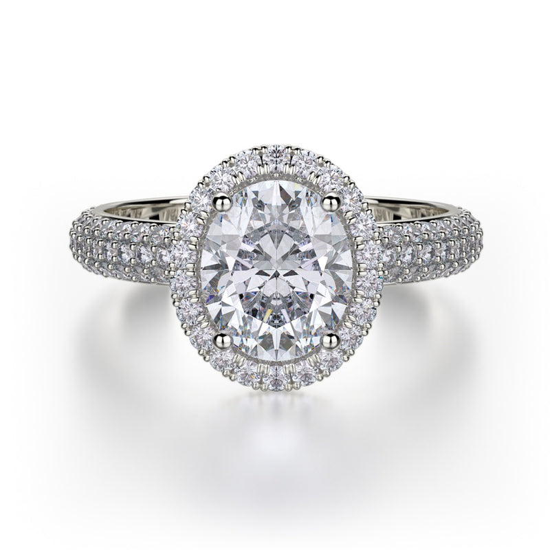 Michael M Defined Engagement Ring R730-2