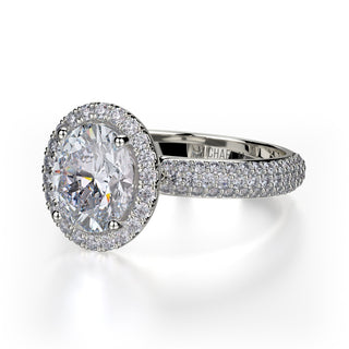 Michael M Defined Engagement Ring R730-2