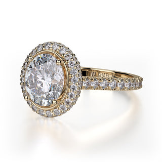 Michael M Defined Engagement Ring R737-2-OV