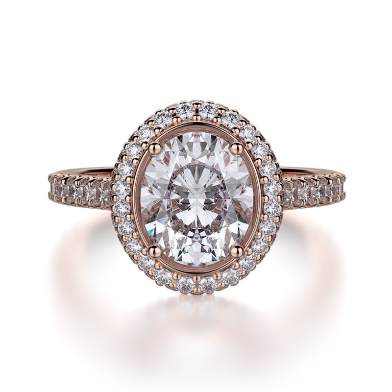 Michael M Defined Engagement Ring R737-2-OV