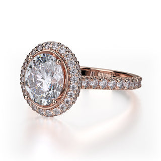Michael M Defined Engagement Ring R737-2-OV