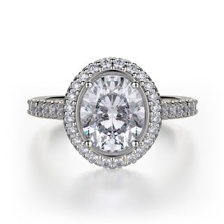 Michael M Defined Engagement Ring R737-2-OV