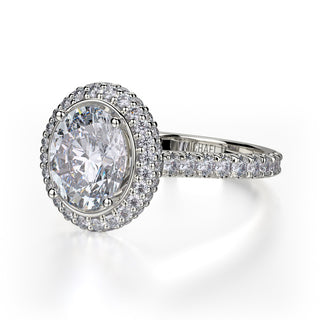 Michael M Defined Engagement Ring R737-2-OV