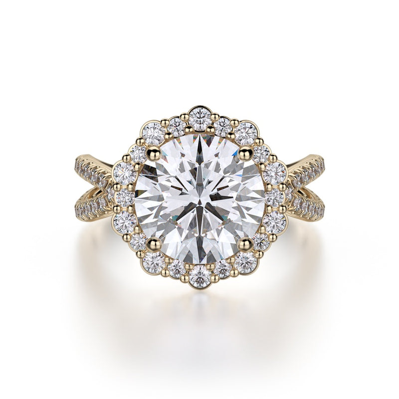 Michael M Defined Engagement Ring R740-2