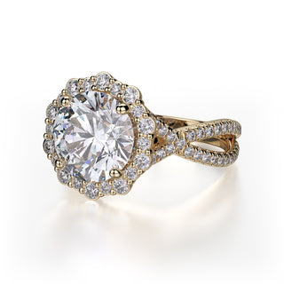 Michael M Defined Engagement Ring R740-2