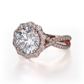 Michael M Defined Engagement Ring R740-2
