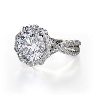 Michael M Defined Engagement Ring R740-2