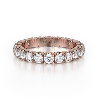 Michael M Crown Wedding Band B327