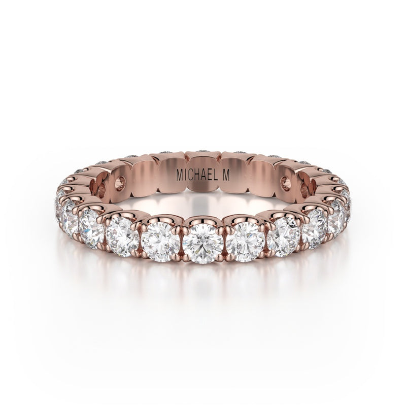Michael M Crown Wedding Band B327