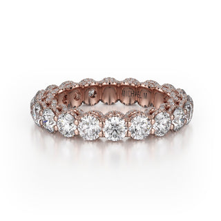 Michael M Crown Wedding Band B328