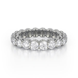 Michael M Crown Wedding Band B328