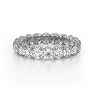 Michael M Crown Wedding Band B328