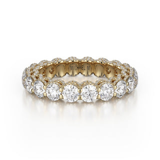 Michael M Crown Wedding Band B328