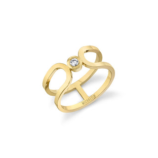 Michael M Link Alignment Fashion Ring F359